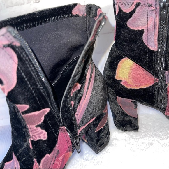 Steve Madden Velvet Floral Mid Boot - Picture 6 of 11